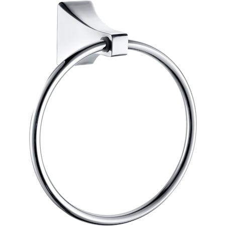 Paradise Bathworks Shangri-La, Towel Ring, Chrome 64026